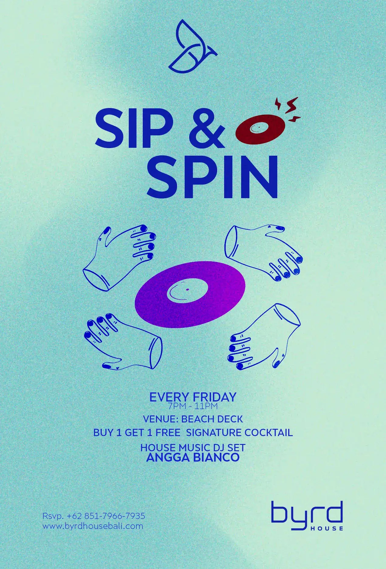 Sip & Spin - Special Offers Byrd House