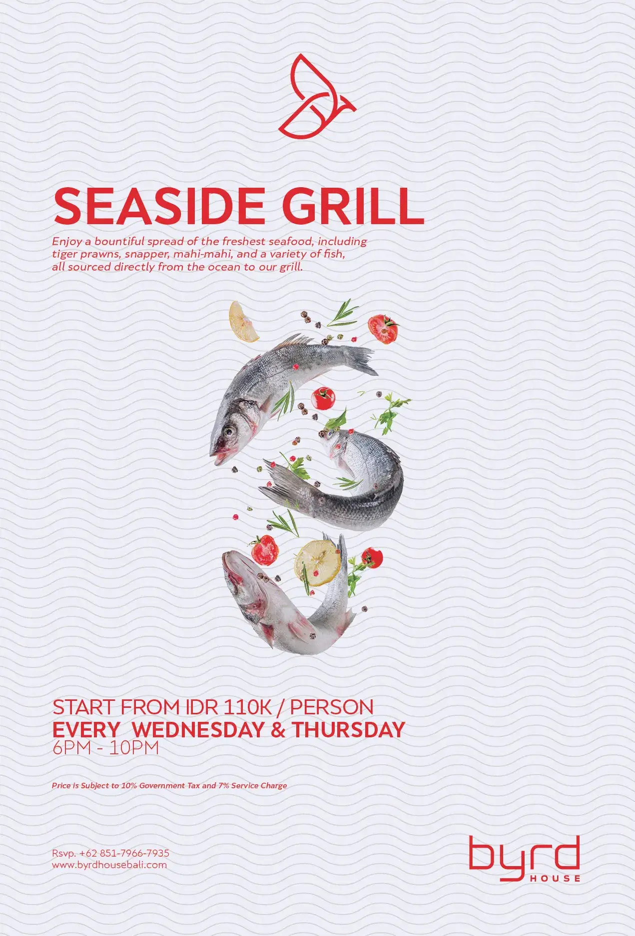 Seaside Grill - Special Offers Byrd House