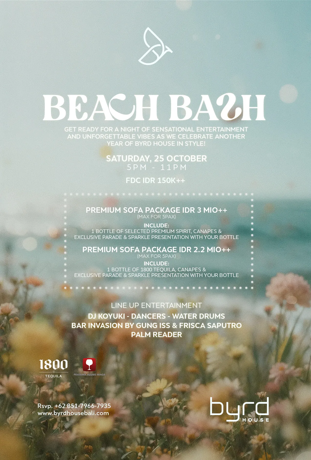 Beach Bash - Special Offers Byrd House