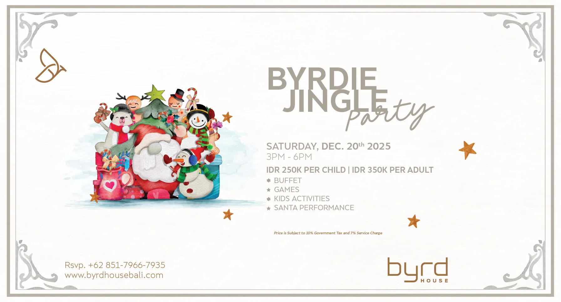Byrdie Jingle Party