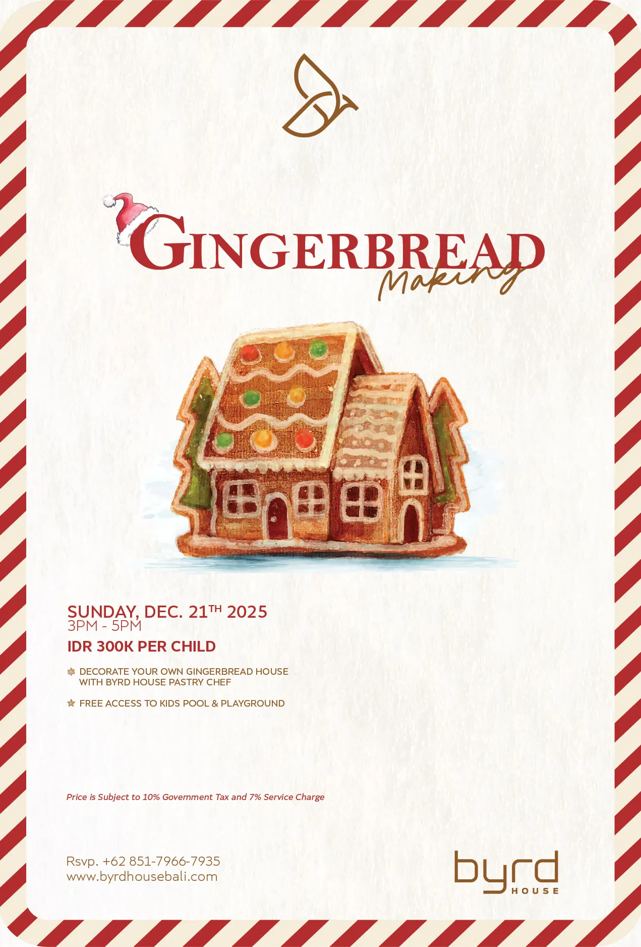 Gingerbread Making - Special Offers Byrd House