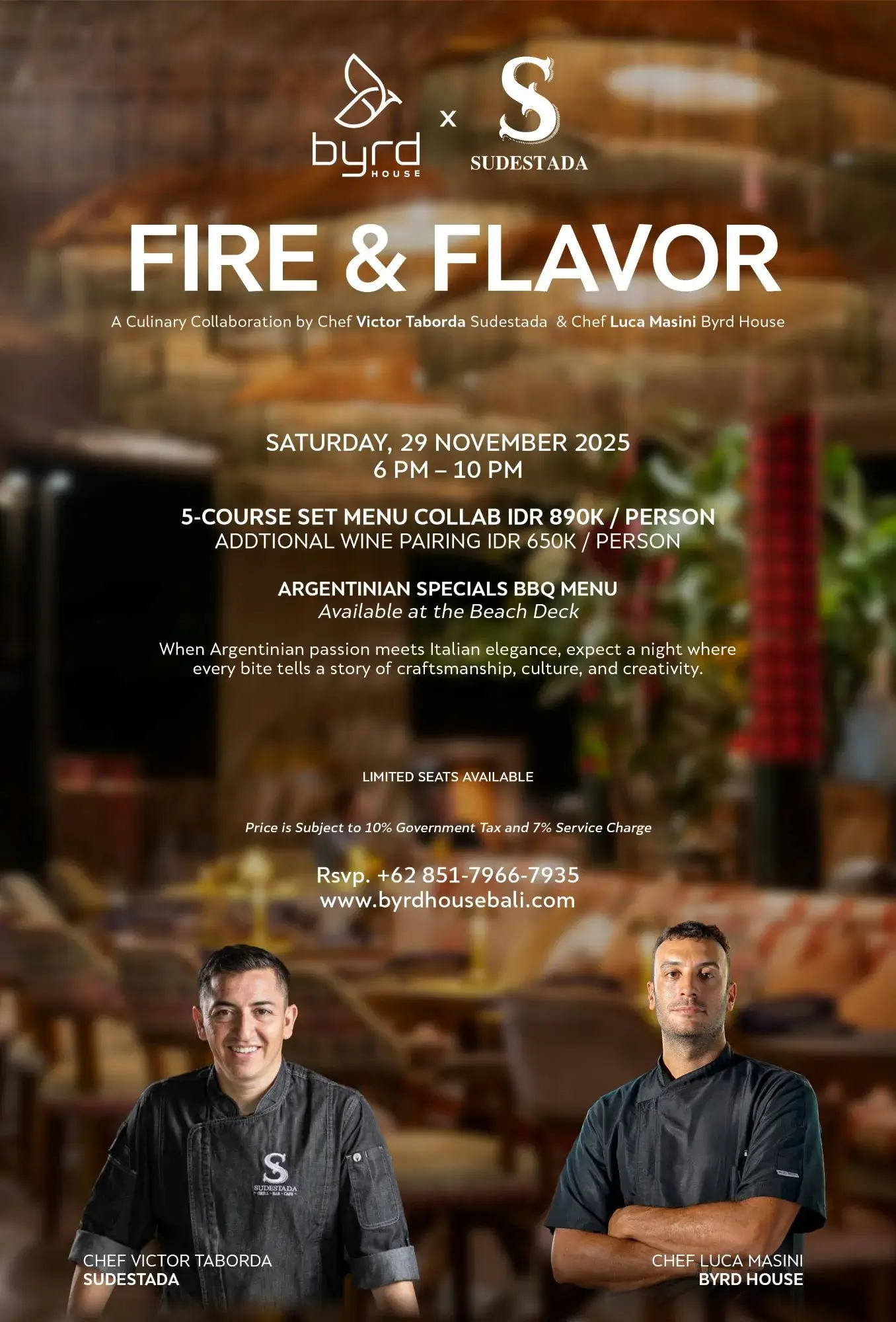 Fire & Flavor - Special Offers Byrd House