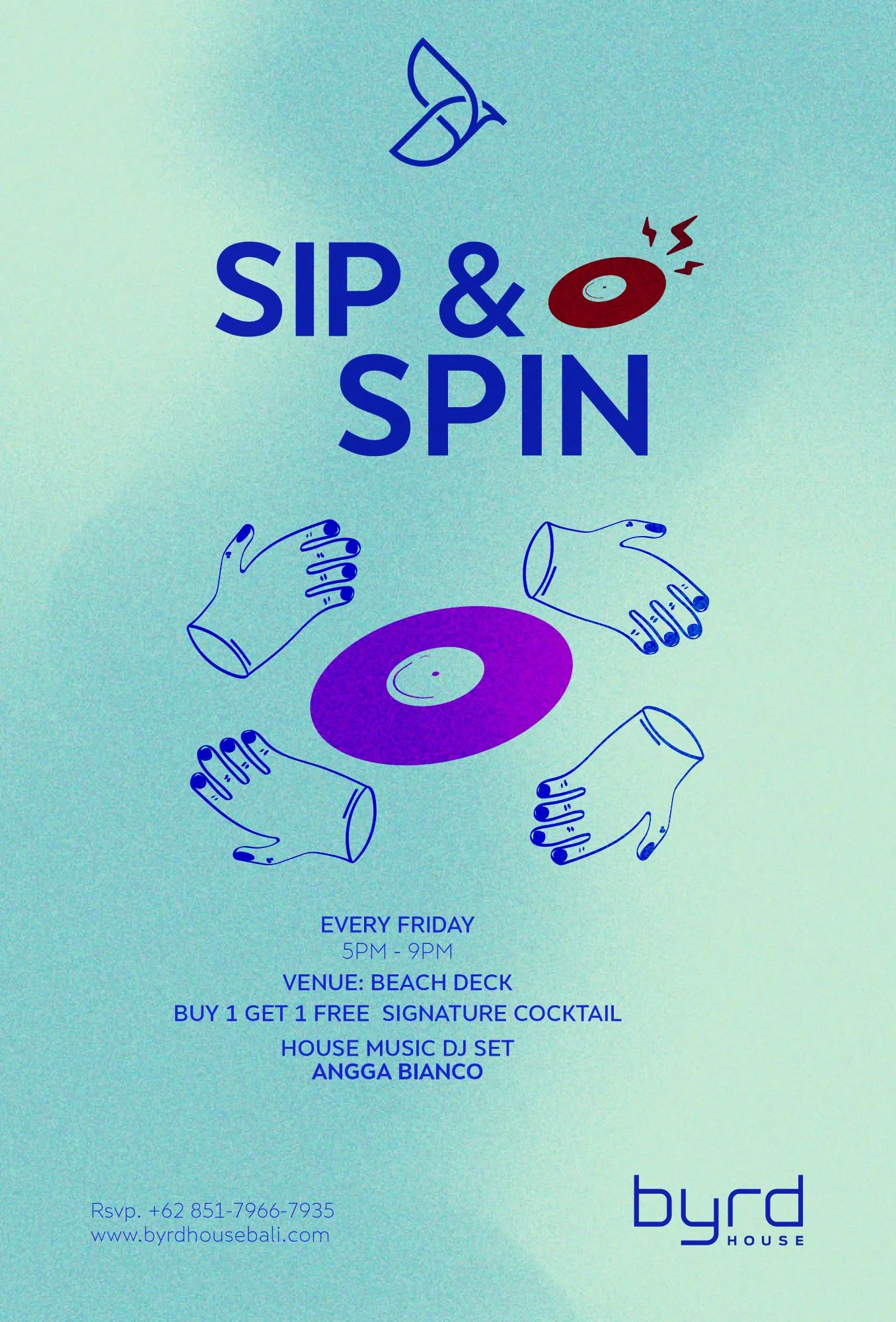 Sip & Spin - Special Offers Byrd House